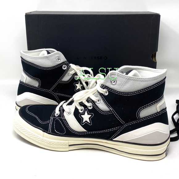 Converse Chuck 70 High Black White Women Sneakers - Picture 10 of 12